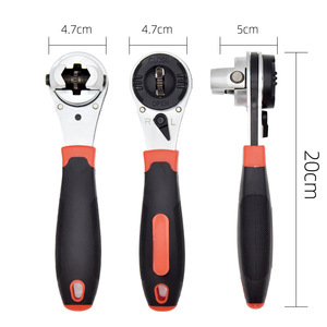 Adjustable Ratchet Wrench 6-22mm Metric Imperial Chrome Vanadium Steel Industrial Grade - Product Image 2