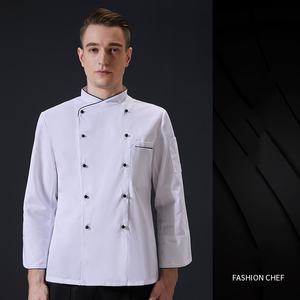 <span class=keywords><strong>Abiti</strong></span> da lavoro dello Chef manica lunga impermeabile estate primavera e autunno vestito Hotel catering dopo le uniformi dello chef di cucina - Product Image 5