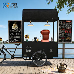 Carrito de Helados para Bicicleta, Triciclo Eléctrico para Helados con Congelador, Carrito de Helados Móvil con Congelador - Product Image 2