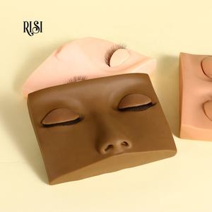 RISI 3 en 1 Mannequin d'extension de cils avec paupières amovibles fausse tête de pratique en gros - Product Image 4