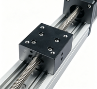 Module CNC de table à mouvement linéaire à vis à billes série, course maximale 400 mm, haute précision 0,03 mm, en aluminium et acier, garantie 1,5 an