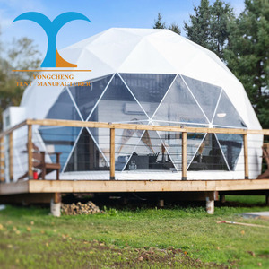 Tienda de campaña de cúpula <span class=keywords><strong>Glamping</strong></span>, tragaluz y ventanas de ventilación, tienda de boda multicolor a prueba de viento para <span class=keywords><strong>Glamping</strong></span> Nature Resort, novedad - Product Image 1