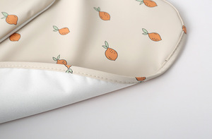 Happy Flute PU tissu imperméable alimentation bébé bavoirs impression personnalisée alimentation manches longues tablier haute qualité bébé Smock bavoirs - Product Image 6