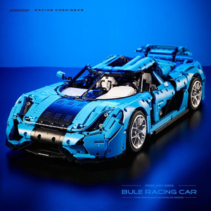 High-Quality T010 Koniseg Vehicle Cool and Exquisite Set Children's Particle Assembly <b>Model</b> Toy Gift Decoration - Product Image 2