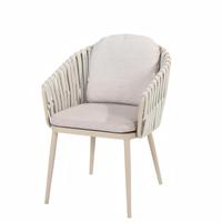 Ensemble table et chaises de jardin nordique en rotin PE, résistant à l'eau, anti-UV, pour cour, balcon, jardin