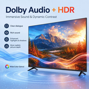 Televisor Inteligente LED de 32 Pulgadas, 4K UHD, Android, Wi-Fi, Control por Voz, Altavoz Integrado, Televisor para Baño, HDR - Product Image 2