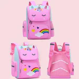 High Quality Cartoon Printing Student Book Backpack Children Kids School Bags For Teenagers