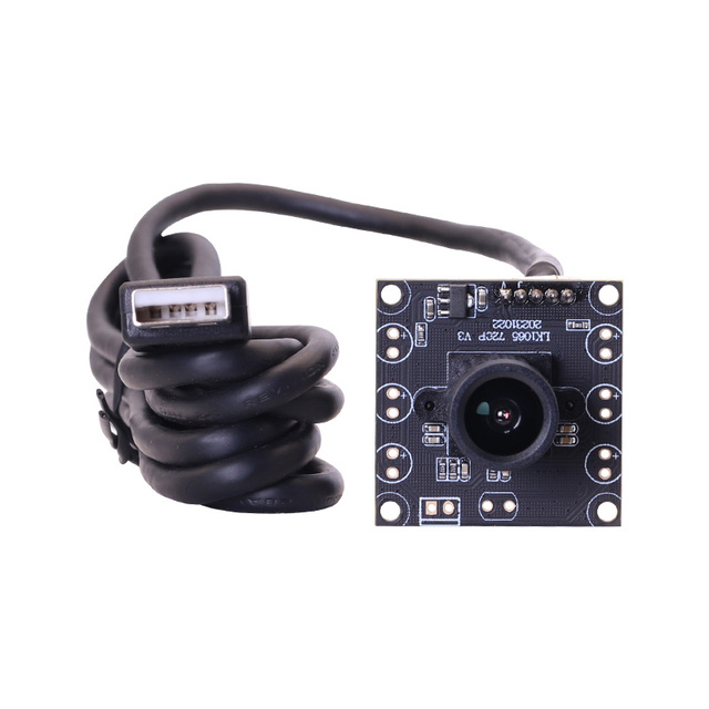 1MP H65 4mm 70 HD 1/3" CMOS Sensor 30fps UVC Camera Module with USB Free Drive for Multi-OS Video Conference