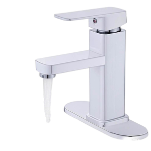 Gran oferta en línea, mezclador cuadrado SUS 304 de acero inoxidable moderno, grifo de baño, montaje en cubierta, fregadero, tocador de cerámica para cuadrado - Product Image 3