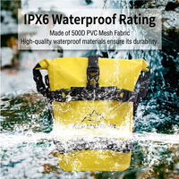 Jade untuk Universal PVC IPX-6 Ransel Anti Air untuk Sepeda Motor, Pelindung Mesin Anti Gores, Bagasi 13L untuk Petualangan