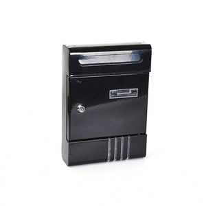 Cassetta Postale Parete Alluminio Buca Lettere Posta Esterno Con Chiave Nero 91987902 - Foto 11