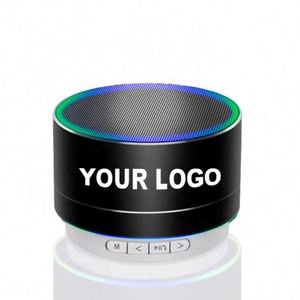 Haut-parleur portable sans fil étanche Ww633 avec logo, mini subwoofer sportif en métal Bluetooth pour l'extérieur - Product Image 1