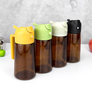 Spray de Óleo 2 em 1, Garrafa de 15oz, Dispensador de Vidro Multiuso com Bico para Cozinha, Saladas, Assados, Churrasco, Azeite Comestível - Product Image 6