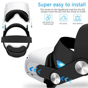 Lunettes réglables 4K VR avec sangle <span class=keywords><strong>pour</strong></span> 2 accessoires <span class=keywords><strong>de</strong></span> jeu <span class=keywords><strong>de</strong></span> <span class=keywords><strong>réalité</strong></span> <span class=keywords><strong>virtuelle</strong></span> - Product Image 5