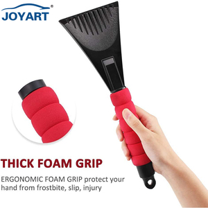 Bán Buôn 2 Pcs 4 Pcs Nhựa Kính Chắn Gió Phía Trước Cửa Sổ Tuyết <span class=keywords><strong>Ice</strong></span> <span class=keywords><strong>Scraper</strong></span> Frost Loại Bỏ Máy Nghiền Phụ Kiện Công Cụ Với Bọt Xử Lý - Product Image 3