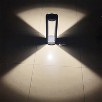 Lampe de jardin carrée étanche pour extérieur, éclairage au sol minimaliste à brancher, lampadaire paysager extérieur pour villa et cour de communauté