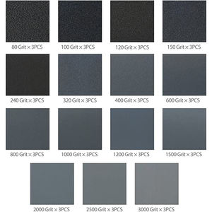 Papel de <span class=keywords><strong>Lija</strong></span> <span class=keywords><strong>al</strong></span> <span class=keywords><strong>Agua</strong></span> de Grano <span class=keywords><strong>80</strong></span> a 3000, Húmedo o Seco, Impermeable, para Pulir Automóviles - Product Image 2