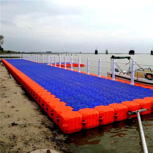 Популярный модульный плавучий док для гидроциклов и лодок из HDPE, изготовленный методом выдувного формования, в наличии - Product Image 3