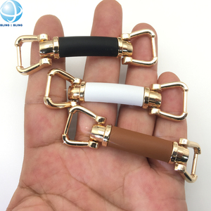 Hebilla de 72 mm con diseño de mordaza de caballo en negro, blanco, marrón y dorado, hebilla de doble anillo en <span class=keywords><strong>D</strong></span> para bolsos, accesorios para zapatos tipo mocasín - Product Image 3