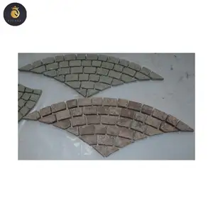 Çin granit driveway finişer mesh arnavut kaldırıcılar araba için granit döşemeler eskitme