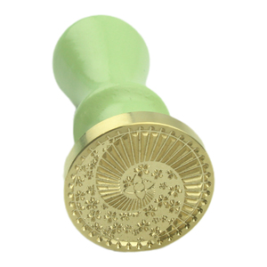 Testa di timbro di cera sigillante Scrapbooking fai da te inviti di nozze <span class=keywords><strong>Album</strong></span> <span class=keywords><strong>fotografico</strong></span> timbro di sigillo dedicato testa in ottone sostituibile - Product Image 1