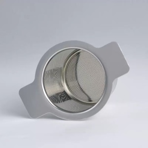 Infusore per Tè Portatile in Acciaio Inox Lucidato con Manico, Filtro Riutilizzabile per Caffè <span class=keywords><strong>e</strong></span> Tè Sfuso - Product Image 4