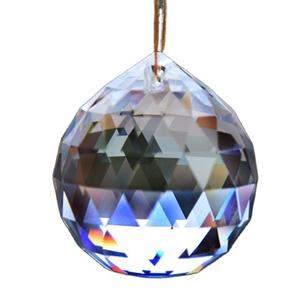 40mm K9 면 처리 된 프리즘 크리스탈 볼 무지개 펜던트 메이커 샹들리에 핑크 투명 보라색 노란색 녹색 골동품 블루 스타일 - Product Image 6