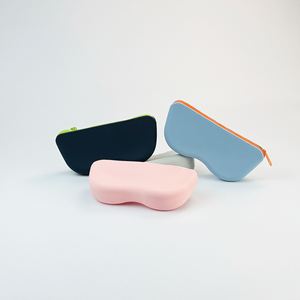 Eco-Friendly Water Resistant Custom Portable Silicone Eye <b>Glass</b> <b>Case</b> With Zipper Closure <b>for</b> Outdoor Travel & Daily Use - Product Image 3