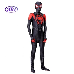 Personalizzato Spidermaned No Way Home Miles Morales PS Costume da gioco fantastico uomo ragno vestito uomo adulto Costume - Product Image 5