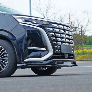 Piezas de automóviles para DENZA <span class=keywords><strong>D</strong></span> 9 EV Parachoques delantero Fábrica al por mayor Kit de carrocería de coche Labio delantero de alta calidad Actualización negra brillante - Product Image 3