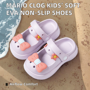 Nuevas Sandalias Mary Jane para Padres e Hijos, Modelo Mario Clog, Transpirables, con Suela Suave, Antideslizantes, de EVA, para Playa y Verano, para Niños - Product Image 2