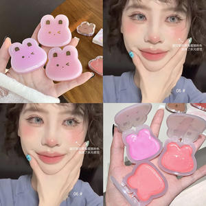 Cute Bunny Milky Dew Tamaño <span class=keywords><strong>de</strong></span> viaje Mineral Protector solar Gel que cambia <span class=keywords><strong>de</strong></span> color Rubor Resaltador <span class=keywords><strong>Maquillaje</strong></span> para piel clara con acabado <span class=keywords><strong>de</strong></span> rocío - Product Image 5