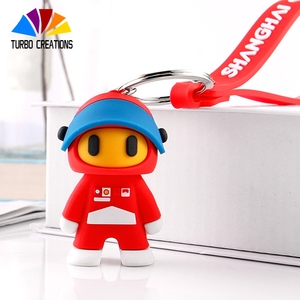 Gantungan Kunci Custom 3D Aksesoris Desainer Mainan Mewah Dengan Logo - Product Image 1