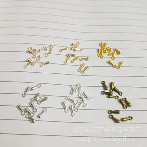 Pendentif en forme de larme en alliage plaqué pour la fabrication de colliers, lot de 1000 pièces, origine Yiwu - Product Image 2