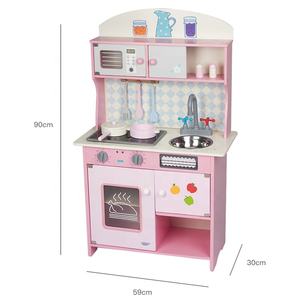 Montessori educativi in legno finzione gioco cucina rosa progetto cucina Juguetes Mas Populares giocattoli per bambini <span class=keywords><strong>Biys</strong></span> ragazze - Product Image 6
