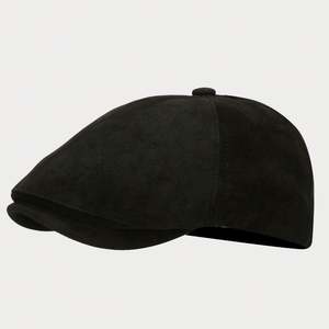 Casquette de Journaliste Britannique Vintage, Chapeau de Peintre Décontracté Automne-Hiver pour Hommes et Femmes, Béret en Daim Couleur Unie - Product Image 5