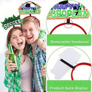 Diadema Personalizada con Balón de Fútbol, Accesorio para Fanáticos, Ideal para Eventos Deportivos, Promociones de Bares Deportivos y Regalos - Product Image 5