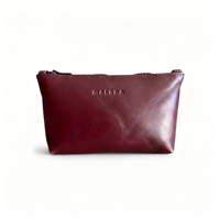 Sac de rangement en cuir noir de luxe avec logo gaufré pour Mahjong, pochette zippée en cuir Norris pour tuiles de Mahjong américain