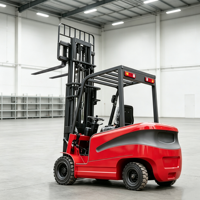 Chariot élévateur électrique 3 tonnes avec batterie Li-Ion, contrepoids, mât 3 étages, certifié CE, pour entrepôt, livraison gratuite