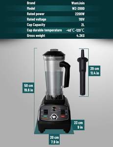 Aparelhos de cozinha liquidificador, liquidificador em pó de coco com marcas, liquidificador, batidora con pedaleira, fufu yam pounder, porca de tigre - Product Image 6