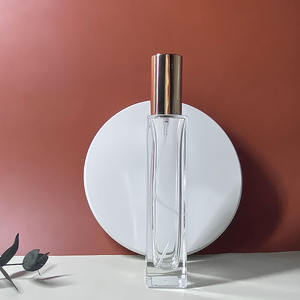 Venta al por Mayor de Botellas de Perfume de 30ml 50ml, Botella de Perfume Recargable Cuadrada Transparente de 100ml con Atomizador y Tapa de Rosca - Product Image 3