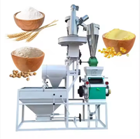 Machine à moudre le maïs/le blé entièrement automatique, capacité de 200 à 550 kg/h