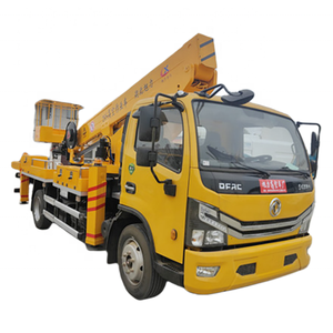 Camión con plataforma elevadora telescópica Dongfeng, camión con cesta elevadora para trabajos aéreos en venta - Product Image 5