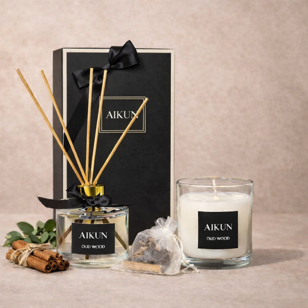 Diffuseur de luxe en verre transparent
