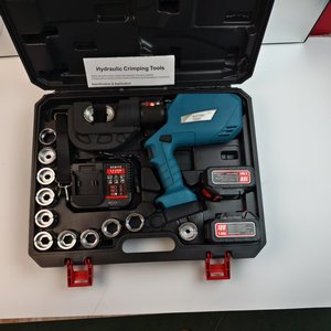 EZ-400 12-<strong>Ton</strong> Cordless Hydraulic Crimper | Digital Display 16-400mm&sup2; Copper/Aluminum Terminals <strong>Tool</strong> - Product Image 6