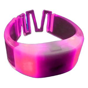 パーティーシティイベントグローdmxライトアップラジオリモコンLEDブレスレット - Product Image 1