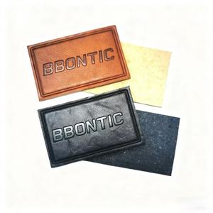 Dập nổi <span class=keywords><strong>jacron</strong></span> vá huy hiệu tag hình dạng tùy chỉnh PU nhãn cho quần áo denim túi Da Giày laser cắt cạnh hình chữ nhật mô hình - Product Image 1