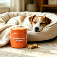 Comprimés à mâcher nutritionnels pour chiens OEM, collations nutritives, formule nutritionnelle pour animaux de compagnie, saveurs personnalisables, fabricant d'aliments pour animaux