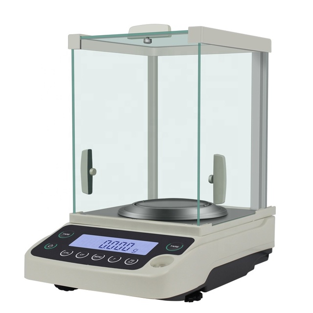 High Precision 220g 0.001g External Calibration Analytical Balance Scale for Laboratory/Jewelry Weighing