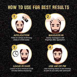 Spray para el Crecimiento del Cabello con Agua de Arroz Negro Orgánico SEFUDUN, Tratamiento para la Caída del Cabello, Apto para Todo Tipo de Cabello, Suero en Spray con Agua de Arroz Negro - Product Image 5